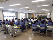 平成24年度　安全大会を実施しました。＜安全報告ページにて、建通新聞掲載記事が閲覧出来ます。＞