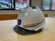 全作業員に夏用ヘルメットを支給