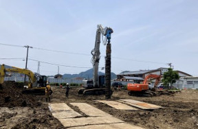 旧韮山庁舎解体工事