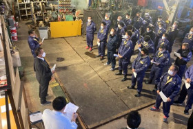 令和4年　第1回　安全衛生集会実施
