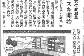 建通新聞の紙面に横浜ライト工業が掲載されました。
